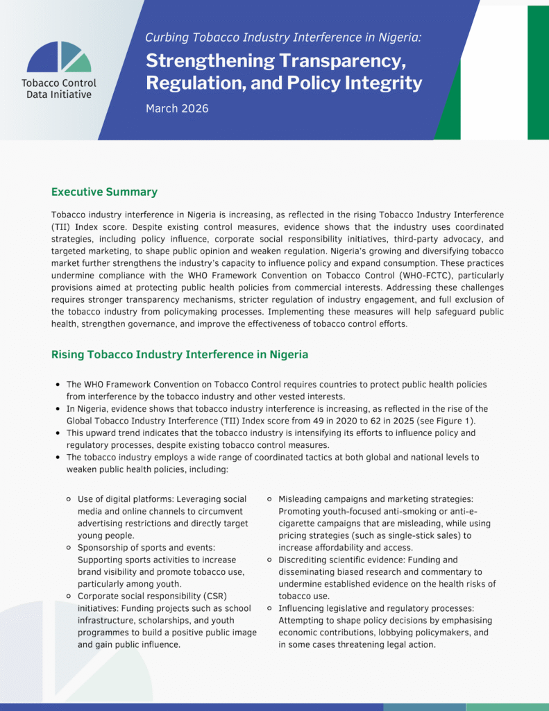 tobacco companies in nigeria undefined